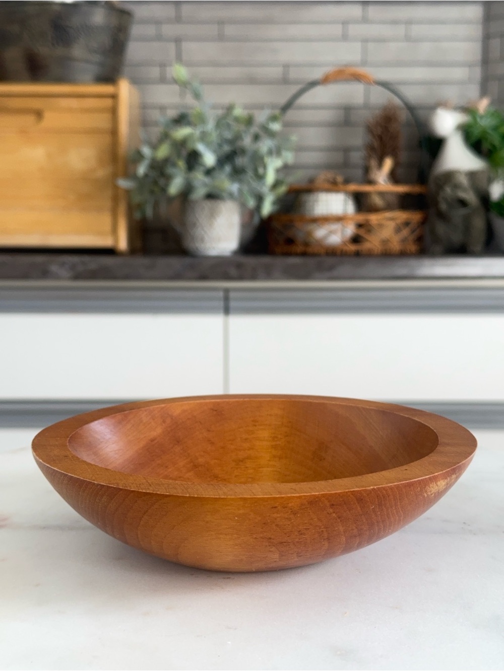 BARIBOCRAFT Canada Vintage Turned Wood Bowl #1